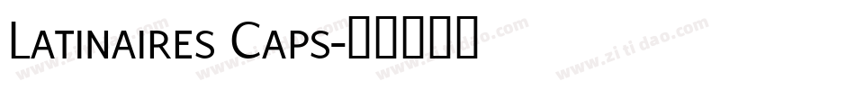 Latinaires Caps字体转换